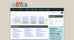 Desktop Screenshot of everydaycoupons.com